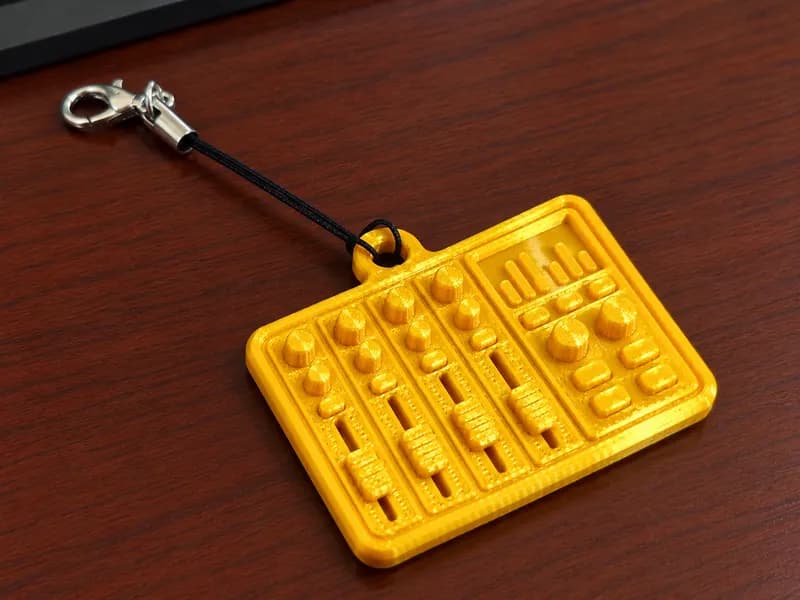 Audio Mixer Keychain